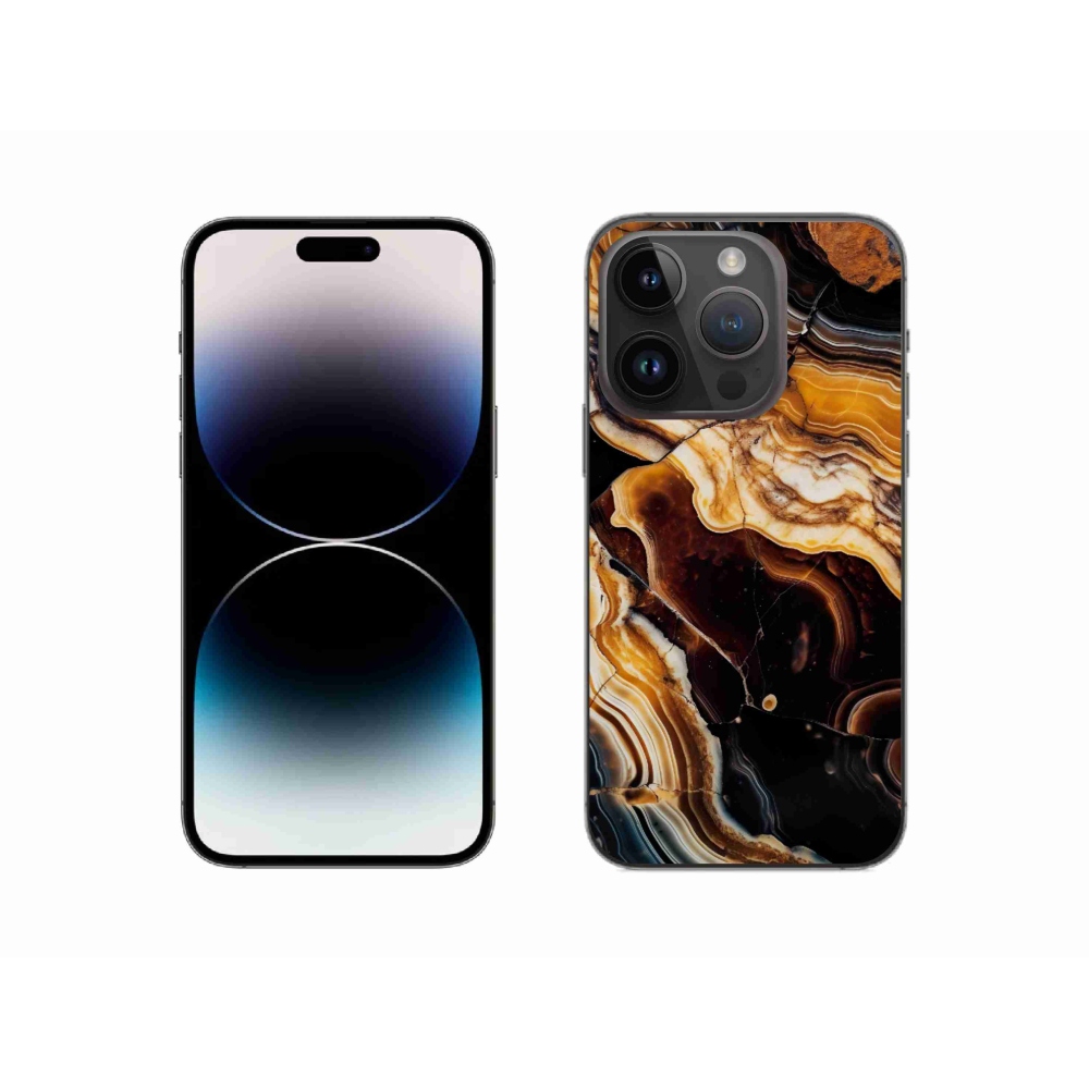 Gelový kryt mmCase na iPhone 14 Pro - abstraktní motiv 26