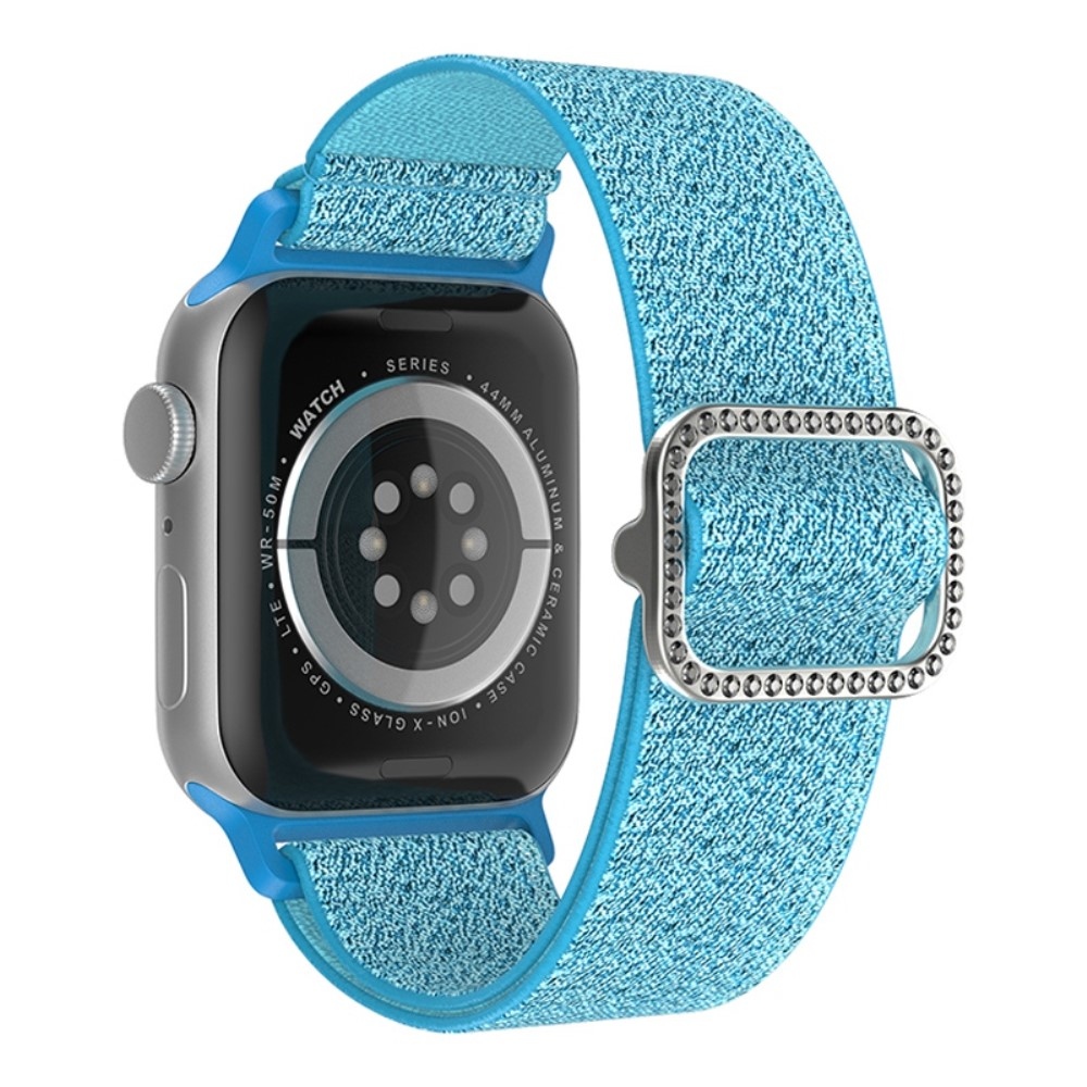 Decor nylonový řemínek na Apple Watch Ultra/Ultra 2 49mm/SE/SE 2022/2023 44mm/9/8/7 45mm/6/5/4 44mm/3/2/1 42 mm - modrý