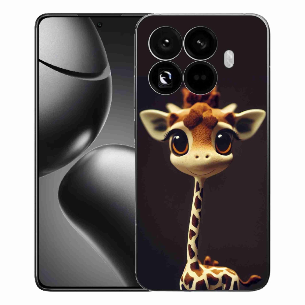 Gelový kryt mmCase na Xiaomi 15T Pro - malá žirafa