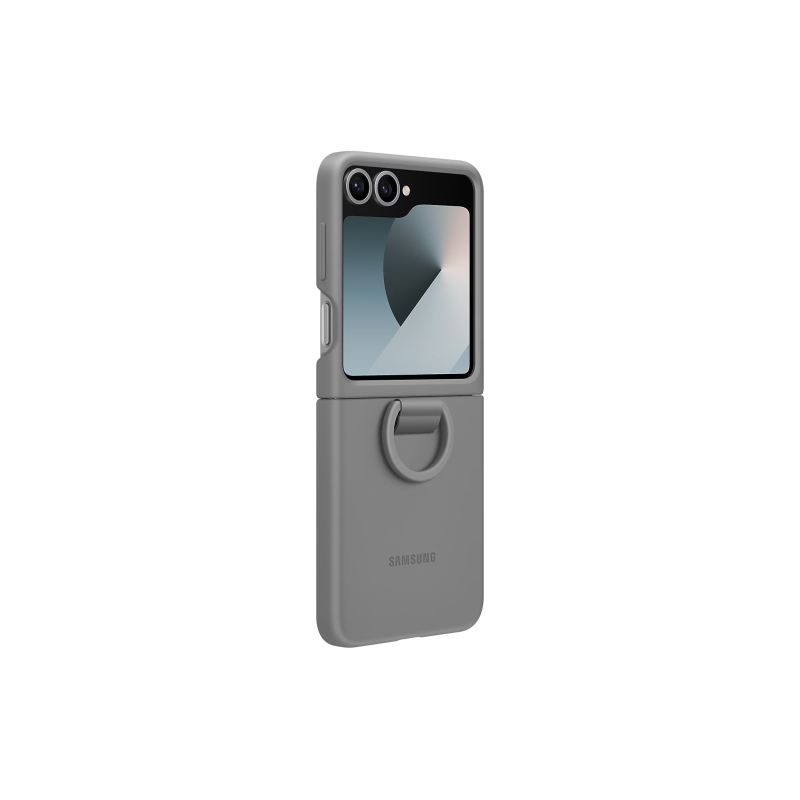EF-PF741TJE Samsung Silikonový Kryt s Kroužkem pro Galaxy Z Flip 6 Gray