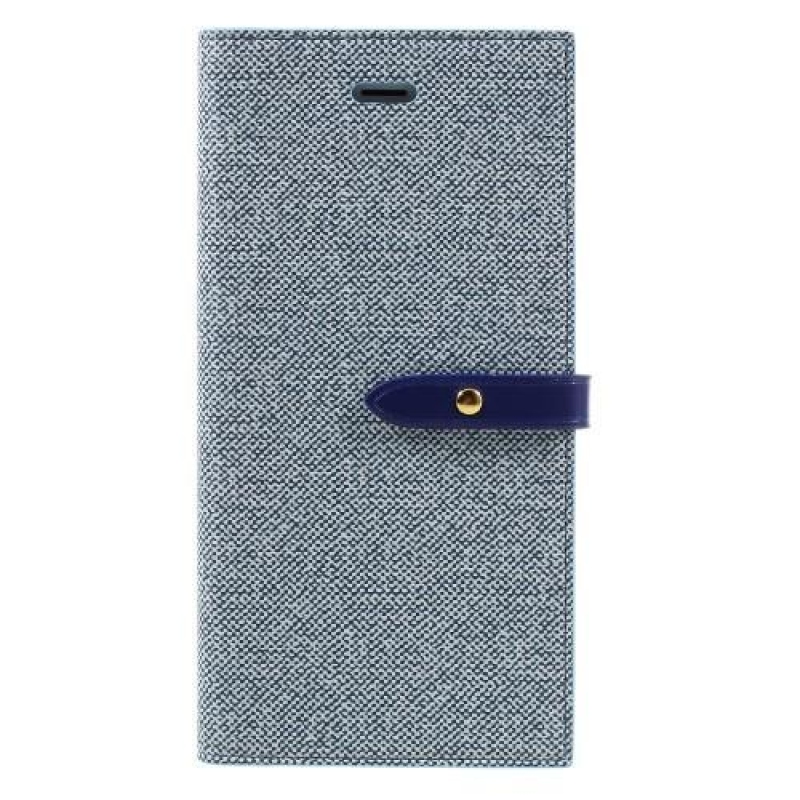 Milano PU kožené pouzdro na iPhone 8 Plus a iPhone 7 Plus - modré