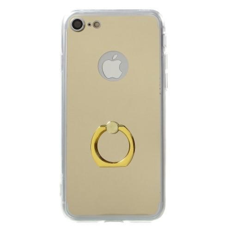 Mirror gelový obal na iPhone 8 a iPhone 7 - zlatý