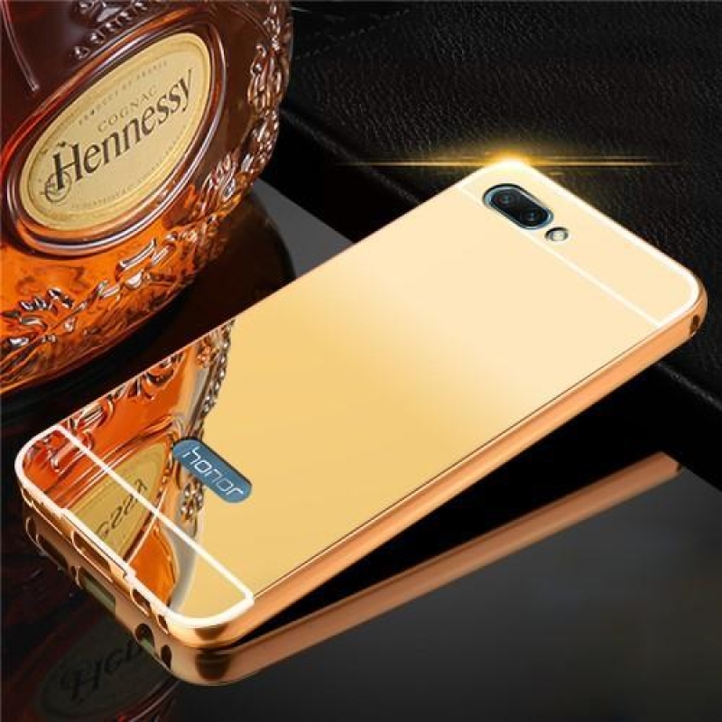 Mirror hybridní kryt se zrcadlovým efektem na mobil Honor 10 - zlatý