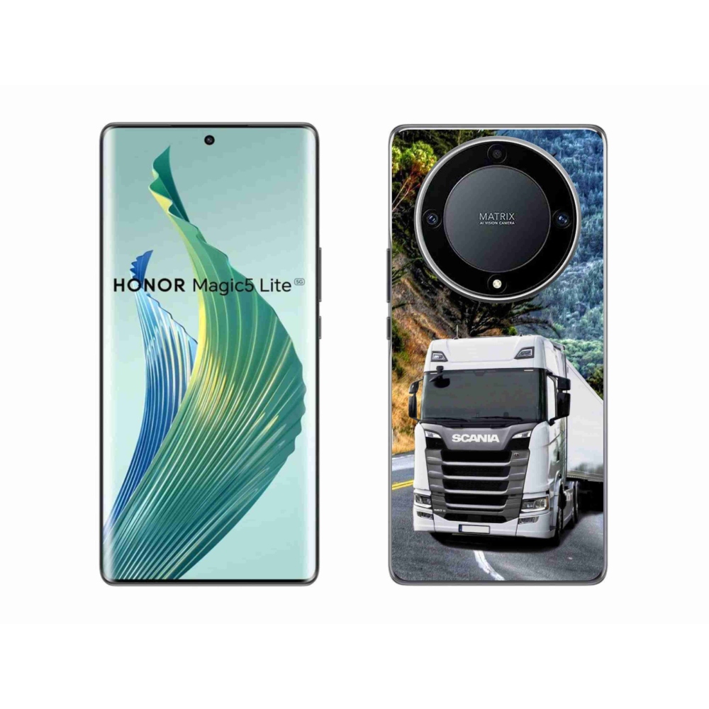 Gelový kryt mmCase na Honor Magic 5 Lite 5G - kamion 1