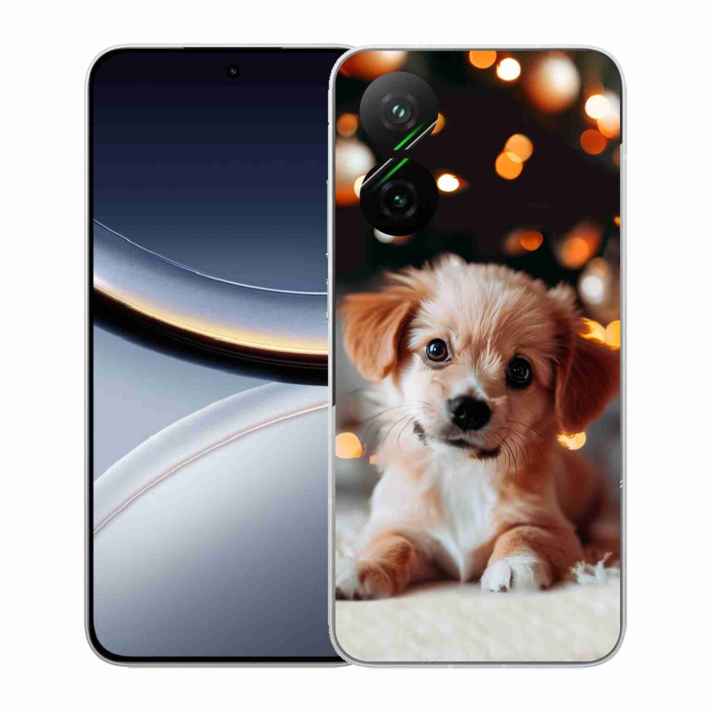 Gelový kryt mmCase na Xiaomi Poco F7 5G - štěňátko