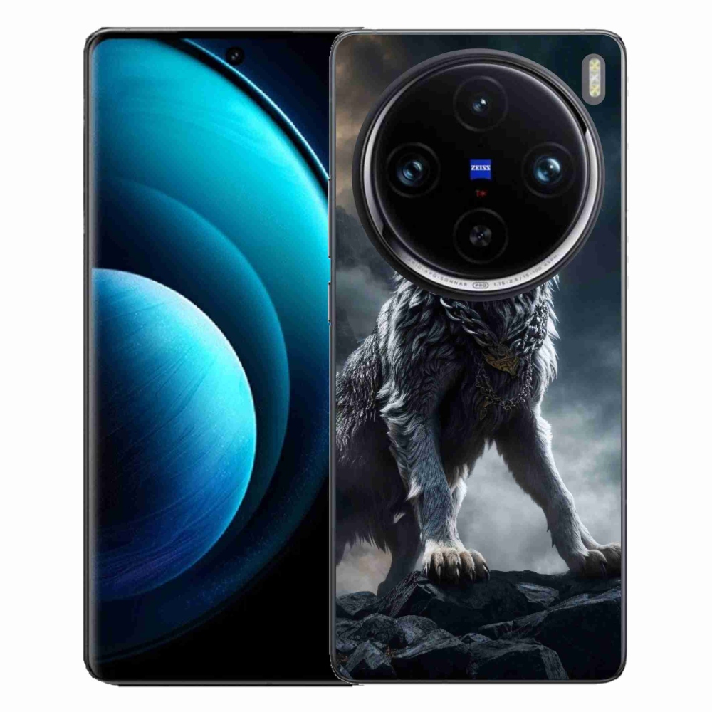 Gelový kryt mmCase na Vivo X100 Pro 5G - vlk 1