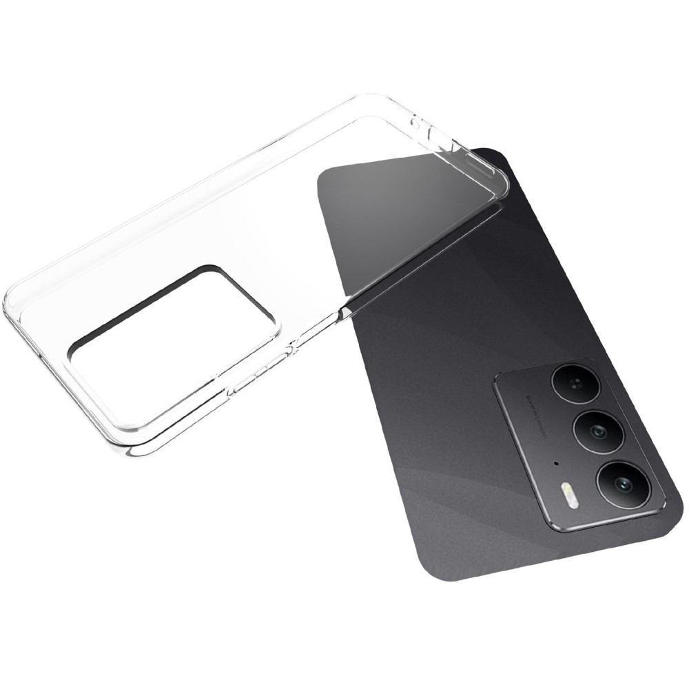 Průhledný gelový obal na Realme C75 - průhledný