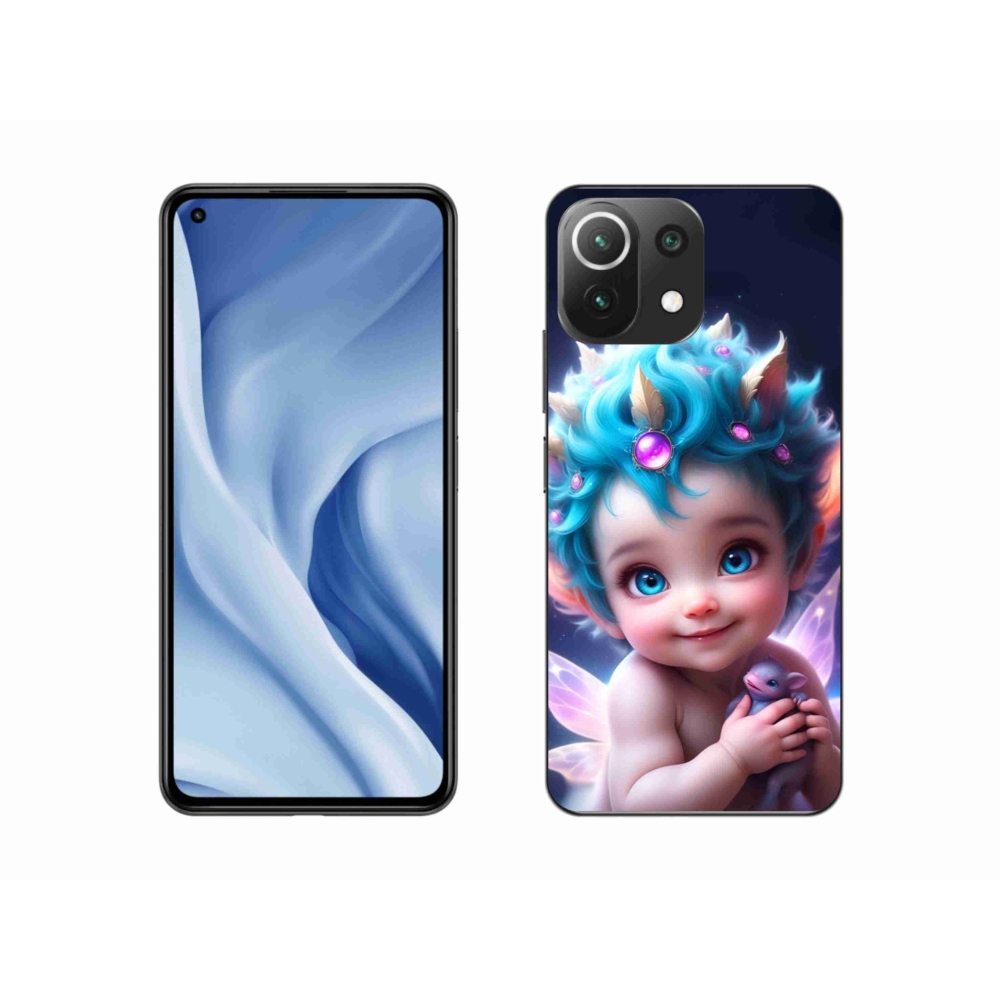 Gelový kryt mmCase na Xiaomi Mi 11 Lite 4G/5G - dítě s motýlími křídly