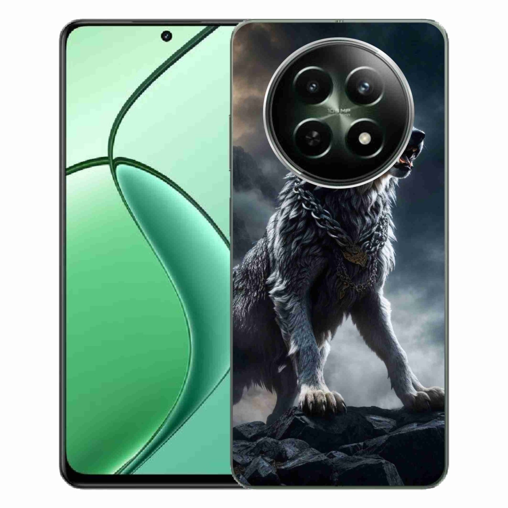 Gelový kryt mmCase na Realme 12 5G/12x 5G - vlk 1