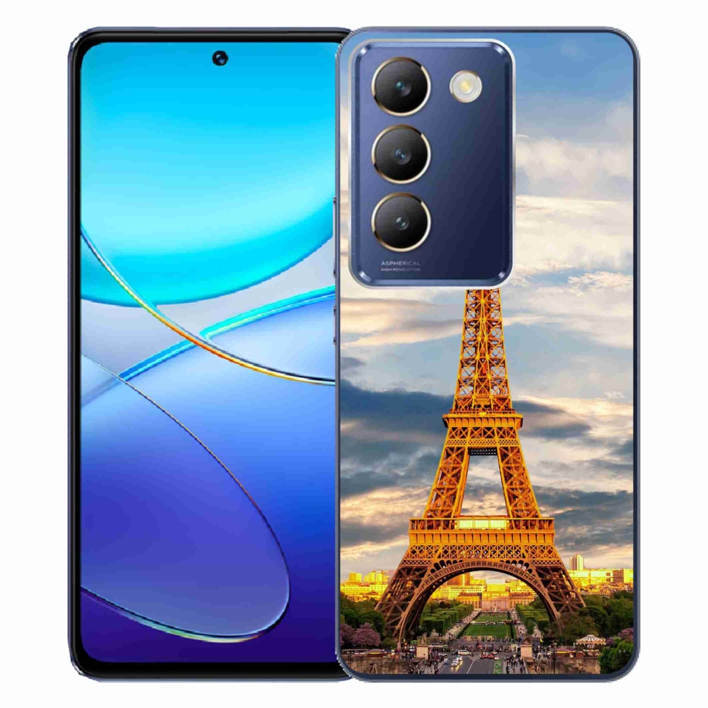 Gelový kryt mmCase na Vivo V40 SE 4G/5G - eiffelova věž 3