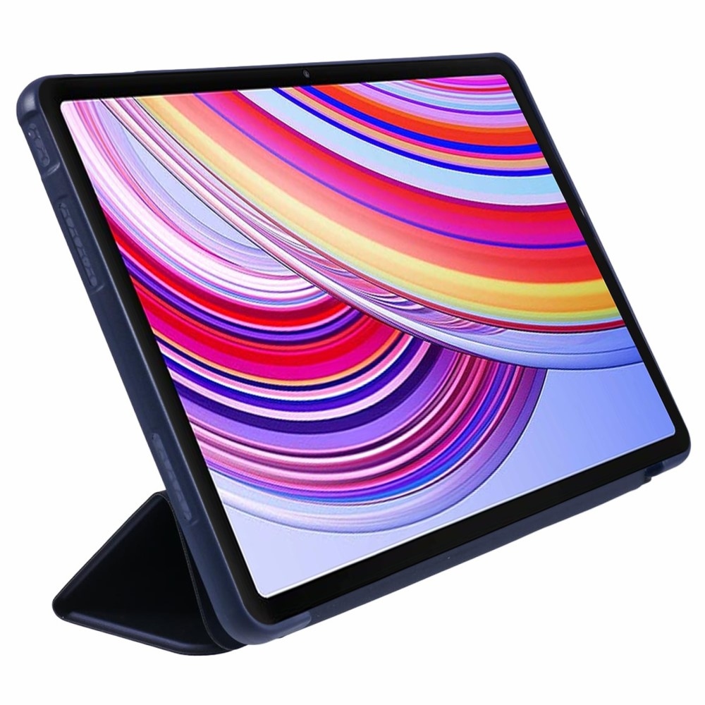 Fold chytré zavírací pouzdro na tablet Xiaomi Redmi Pad Pro 4G/5G - tmavěmodré