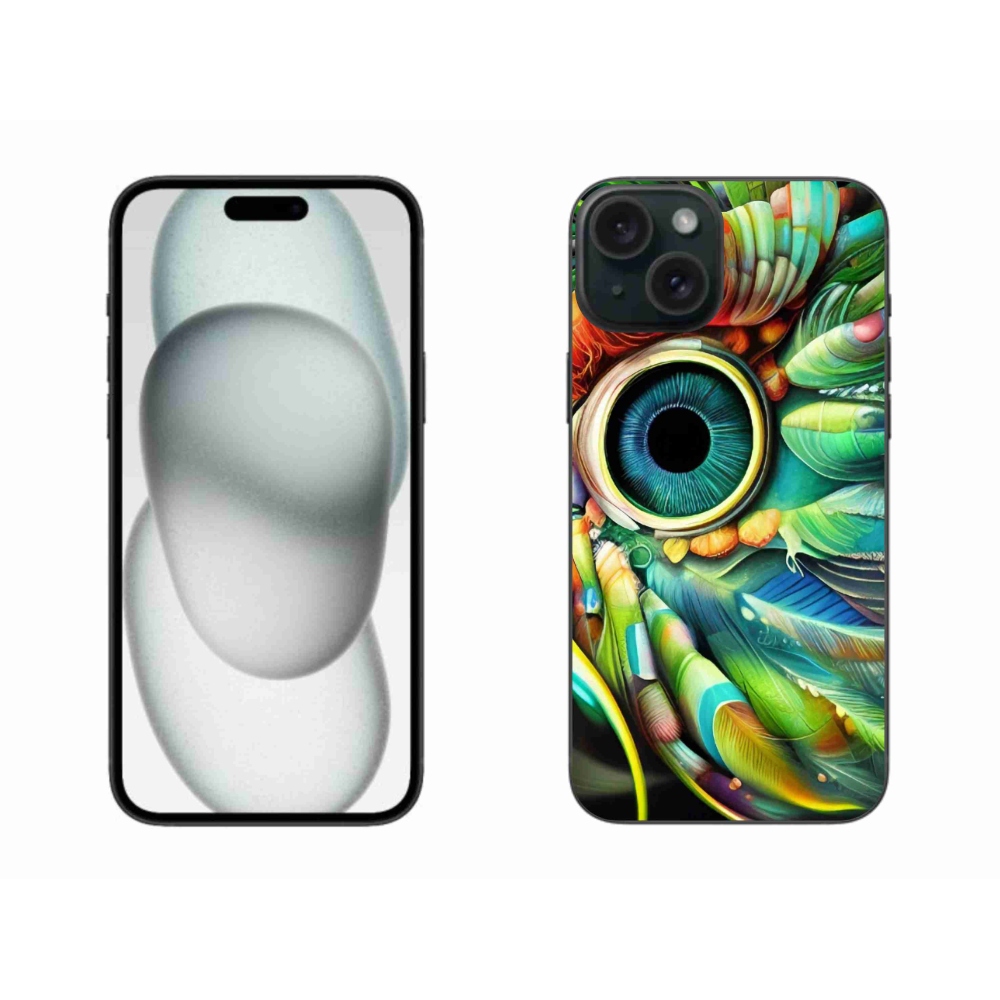 Gelový kryt mmCase na iPhone 15 Plus - abstraktní motiv 18