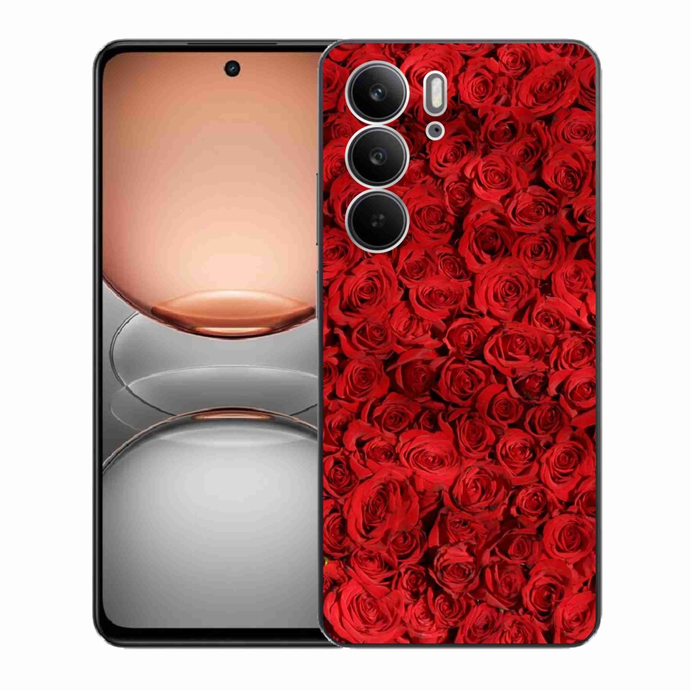 Gelový kryt mmCase na Realme C75 - růže