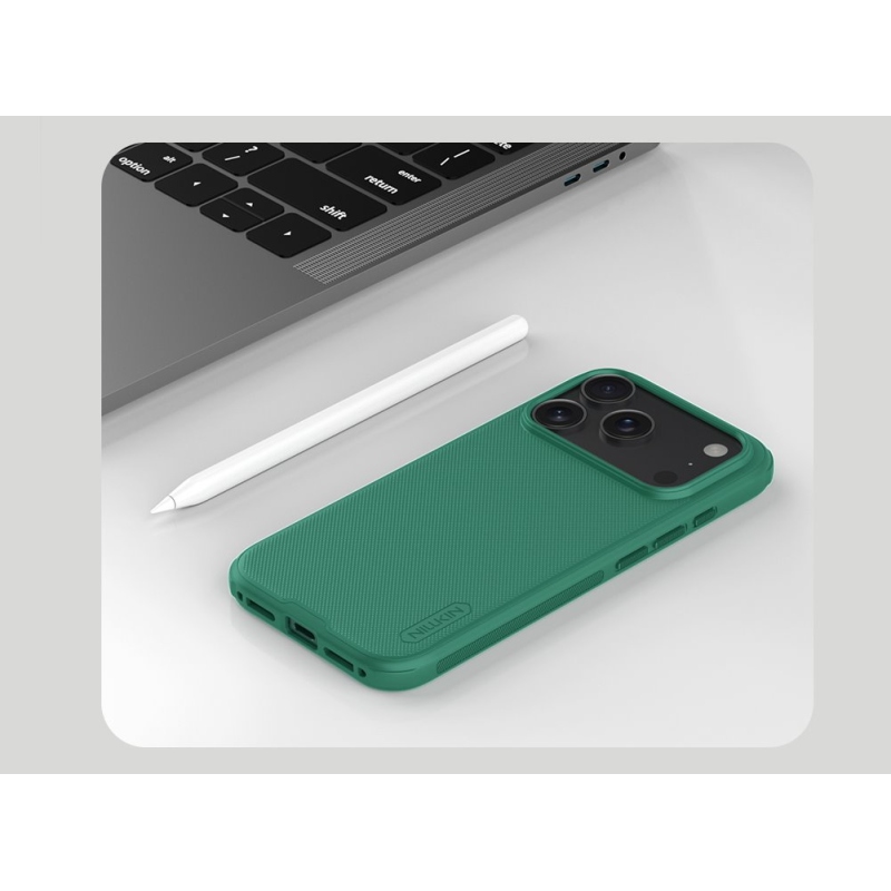 Nillkin Super Frosted PRO Zadní Kryt pro Apple iPhone 17 Pro Dark Green