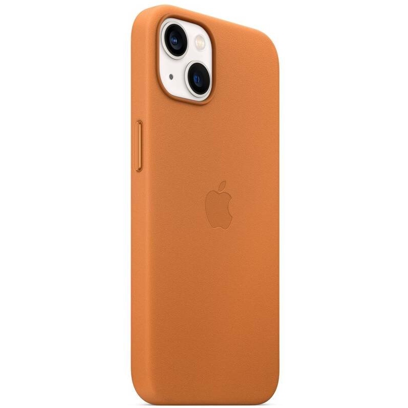 MM0D3ZM/A Apple Kožený Kryt vč. MagSafe pro iPhone 13 mini Golden Brown