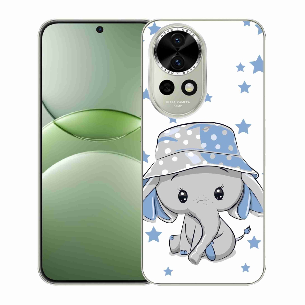 Gelový kryt mmCase na Huawei Nova 13 5G - modrý slon