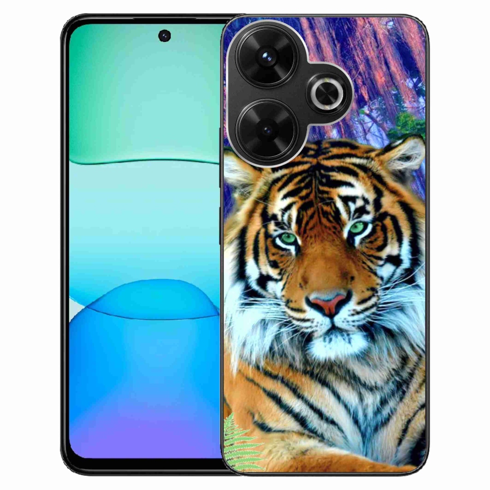 Gelový obal mmCase na Xiaomi Redmi 13 4G/Poco M6 4G - tygr
