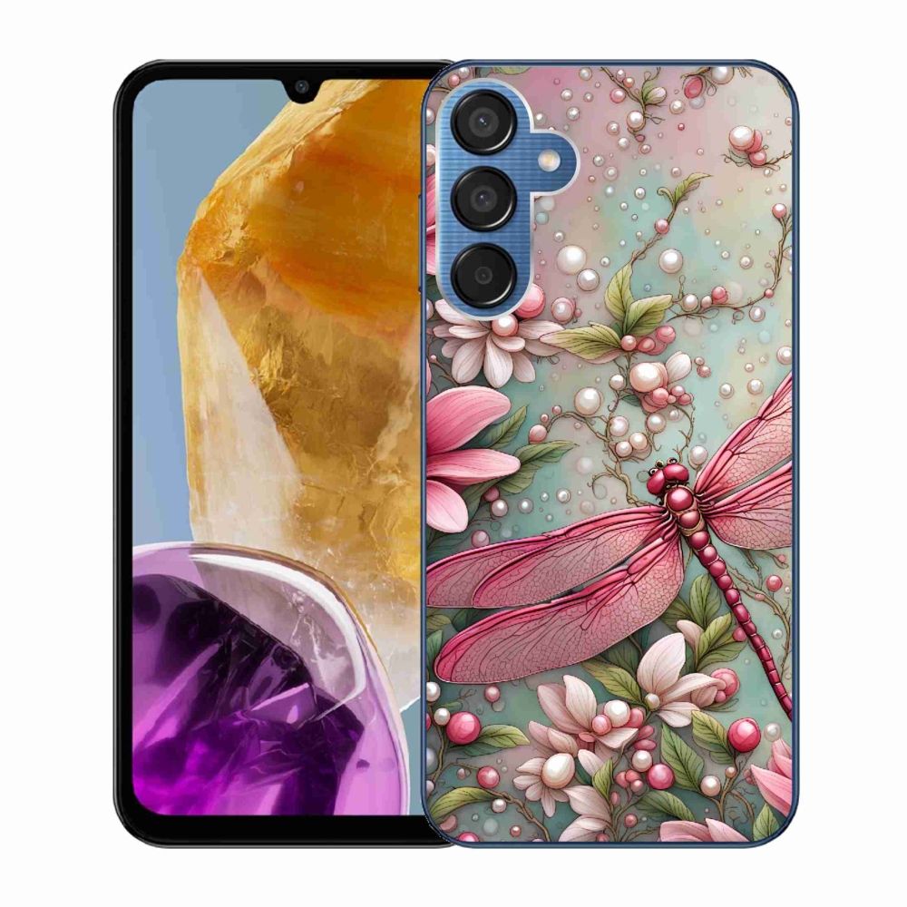 Gelový kryt mmCase na Samsung Galaxy M15 5G - vážka