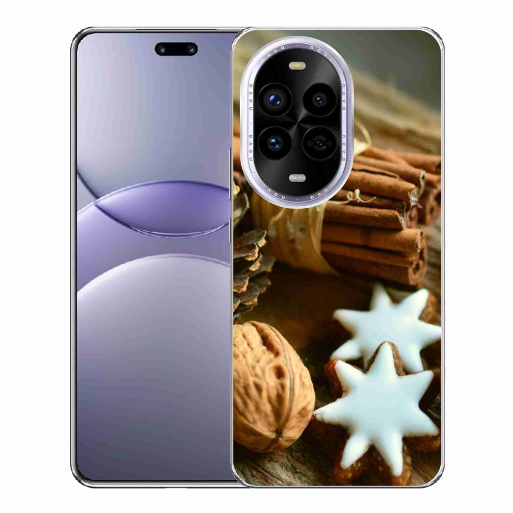 Gelový kryt mmCase na Huawei Nova 13 Pro 5G - skořice a perníčky