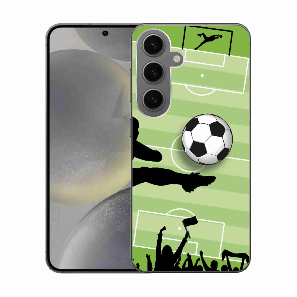 Gelový kryt mmCase na Samsung Galaxy S24 - fotbal 3
