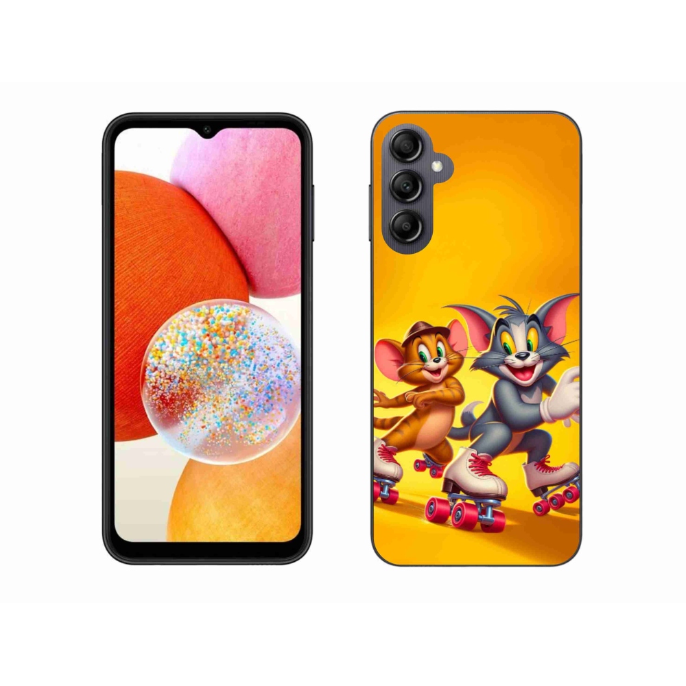 Gelový kryt mmCase na Samsung Galaxy A14 4G/5G - tom a jerry