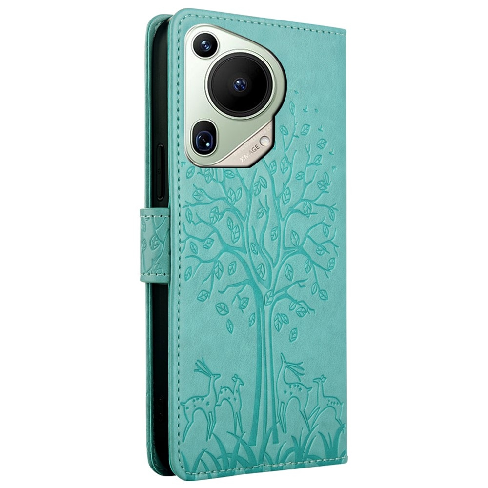 Tree knížkové pouzdro na Huawei Pura 70 Ultra - modrozelené