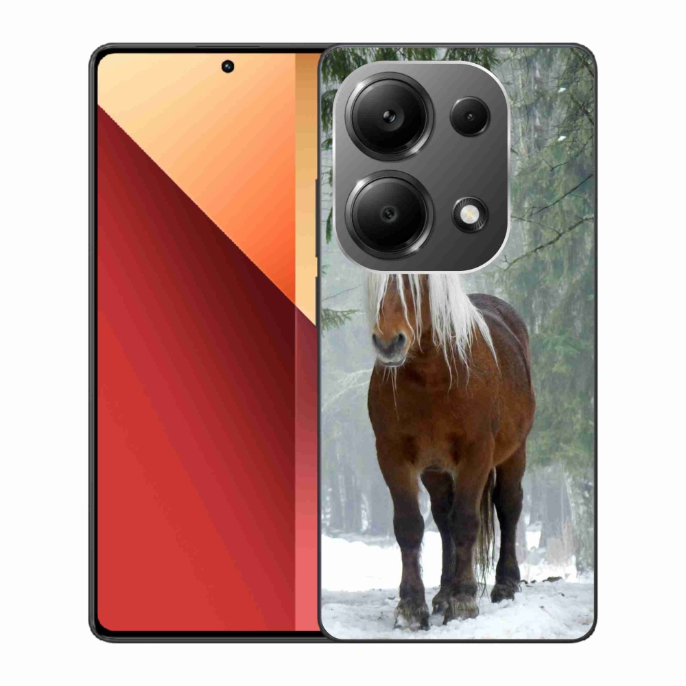 Gelový obal mmCase na Xiaomi Redmi Note 13 Pro 4G/Poco M6 Pro - kůň v lese