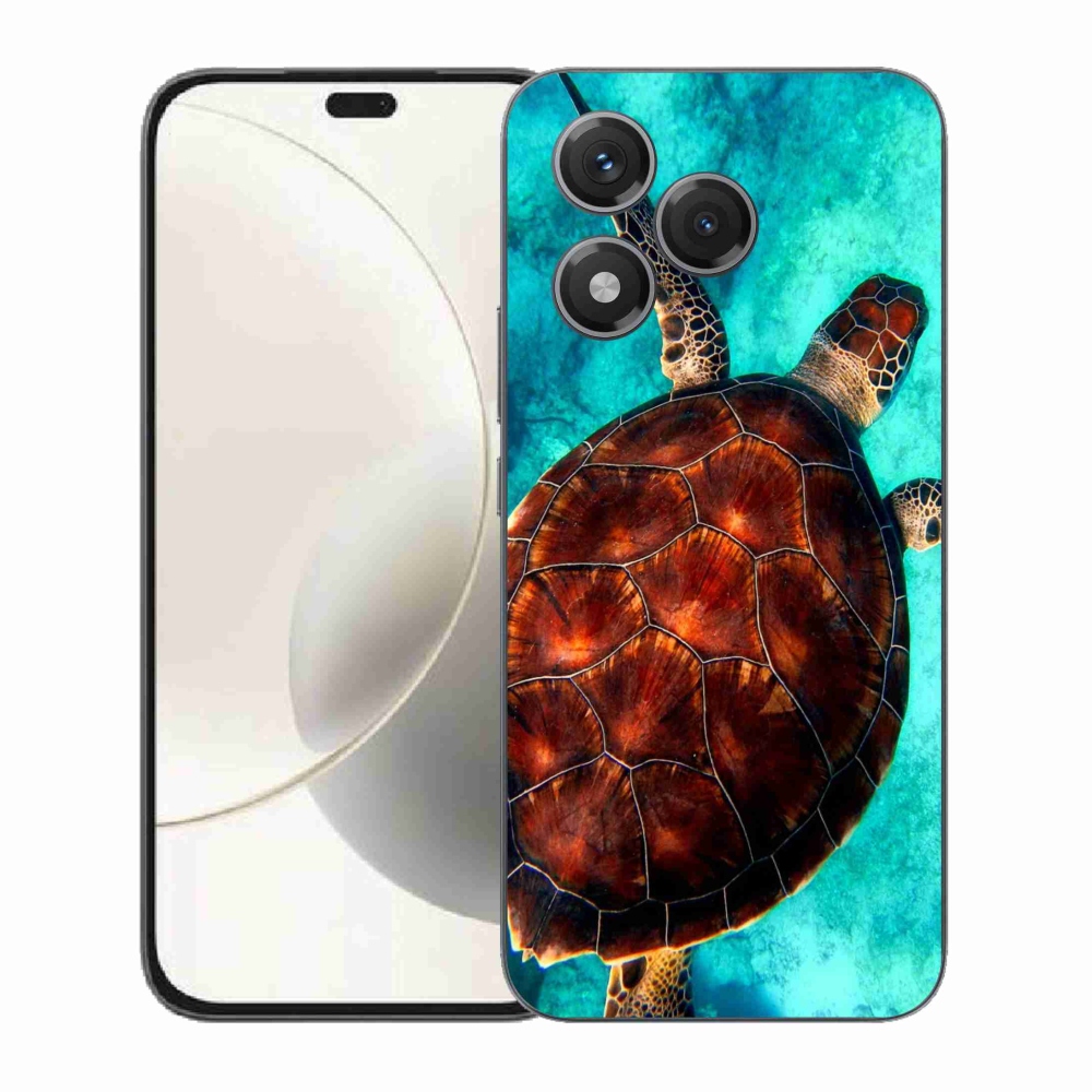Gelový kryt mmCase na Honor 400 Lite - želva