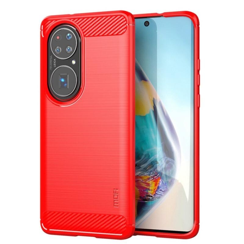 Mofi odolný gelový obal na mobil Huawei P50 Pro - červený