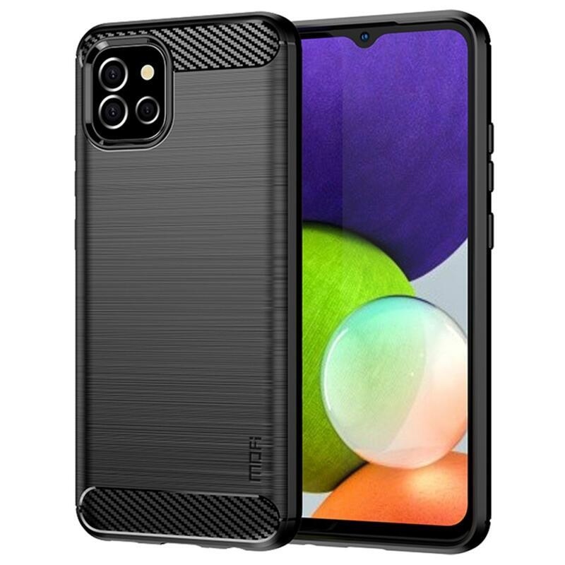 Mofi odolný gelový obal na mobil Samsung Galaxy A03 - černý