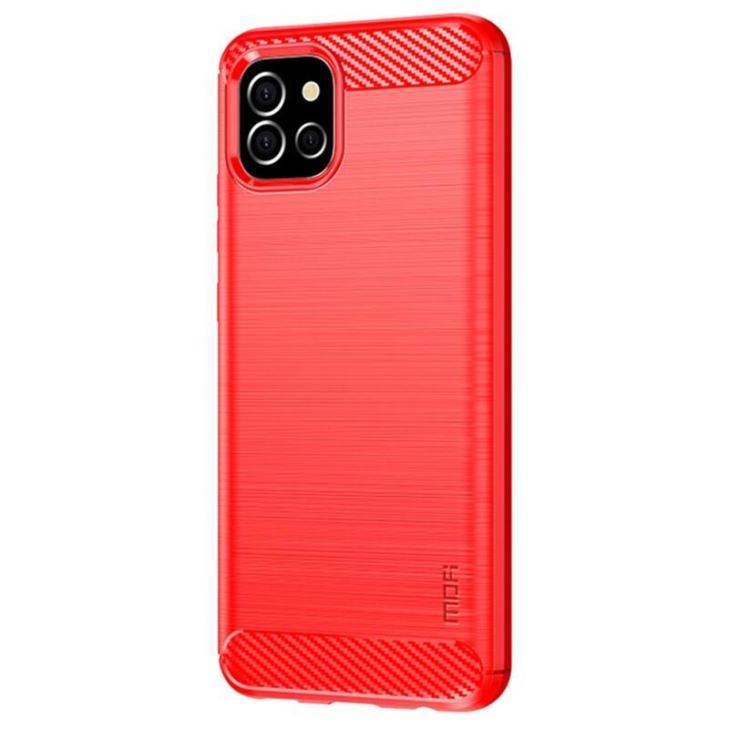 Mofi odolný gelový obal na mobil Samsung Galaxy A03 - červený