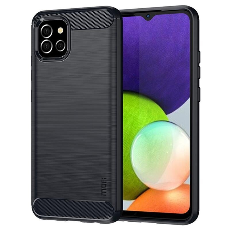 Mofi odolný gelový obal na mobil Samsung Galaxy A03 - tmavěmodrý