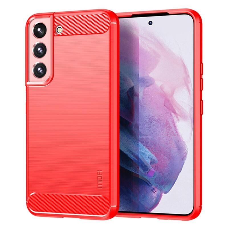 Mofi odolný gelový obal na mobil Samsung Galaxy S22 5G - červený