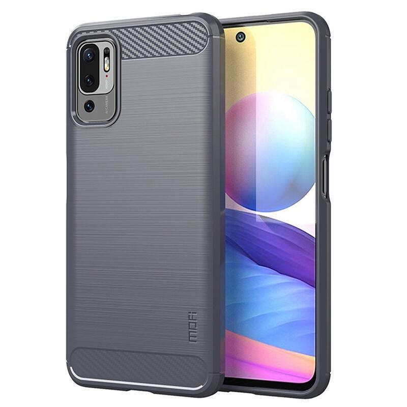 Mofi odolný gelový obal na mobil Xiaomi Redmi Note 10 5G/Poco M3 Pro 4G/5G - šedé