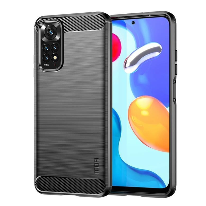 Mofi odolný gelový obal na mobil Xiaomi Redmi Note 11 4G/Note 11S 4G - černý