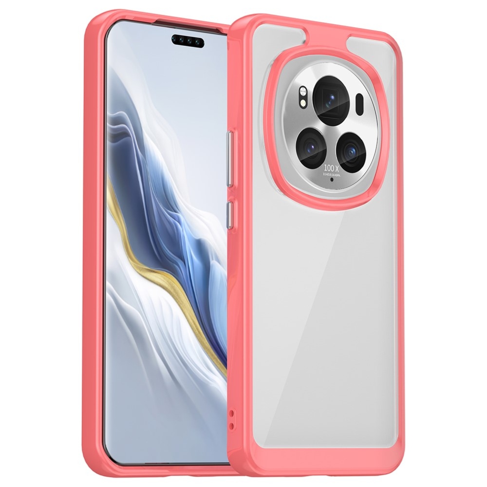 Gelový obal s pevnými zády na Honor Magic 6 Pro 5G - červený