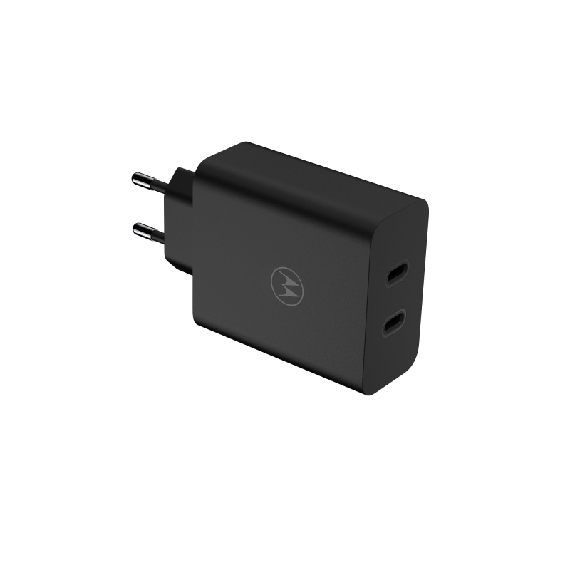 Motorola TurboPower Cestovní Nabíječka 2xUSB-C 125W Black