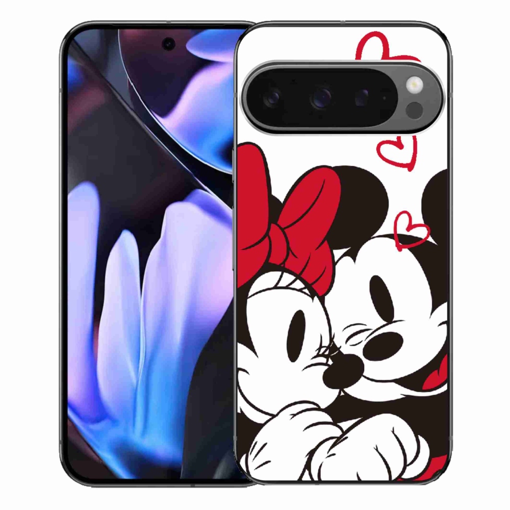Gelový kryt mmCase na Google Pixel 9 Pro XL - minnie a mickey