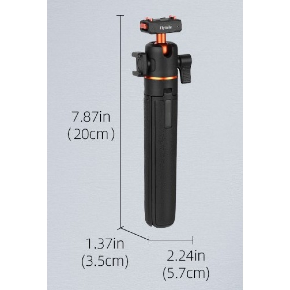 FLYMILE magnetická selfie tyč se stativem pro Insta360 Ace Pro, X5 a X3