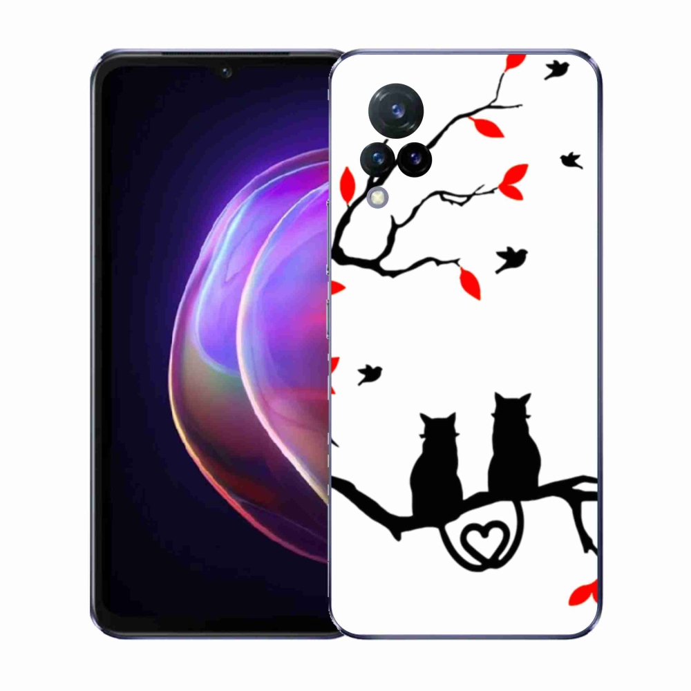 Gelový kryt mmCase na Vivo V21 4G/5G - kočičí láska