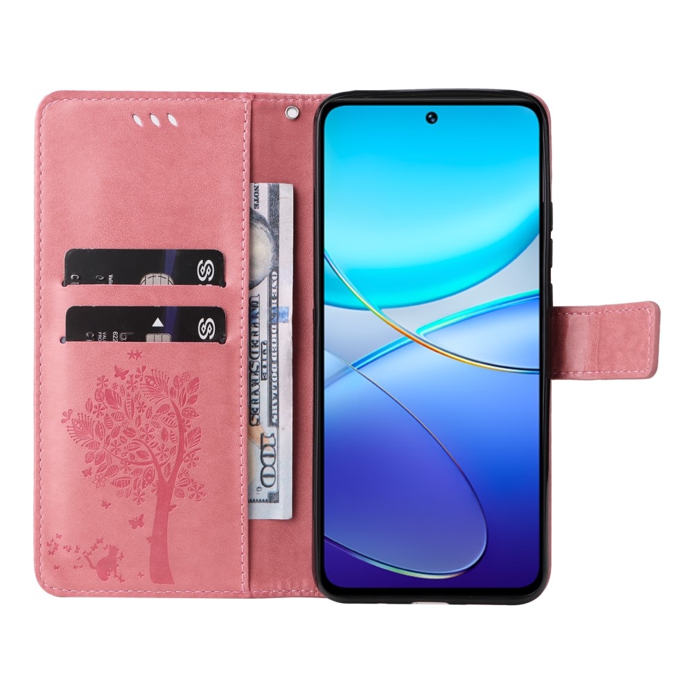 Tree knížkové pouzdro na Vivo V40 SE 4G/5G - růžové