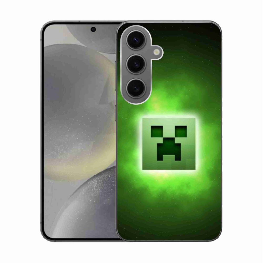 Gelový kryt mmCase na Samsung Galaxy S24 - minecraft