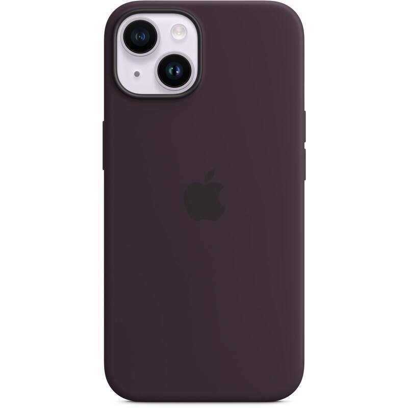 MPT03ZM/A Apple Silikonový Kryt vč. Magsafe pro iPhone 14 Elderberry