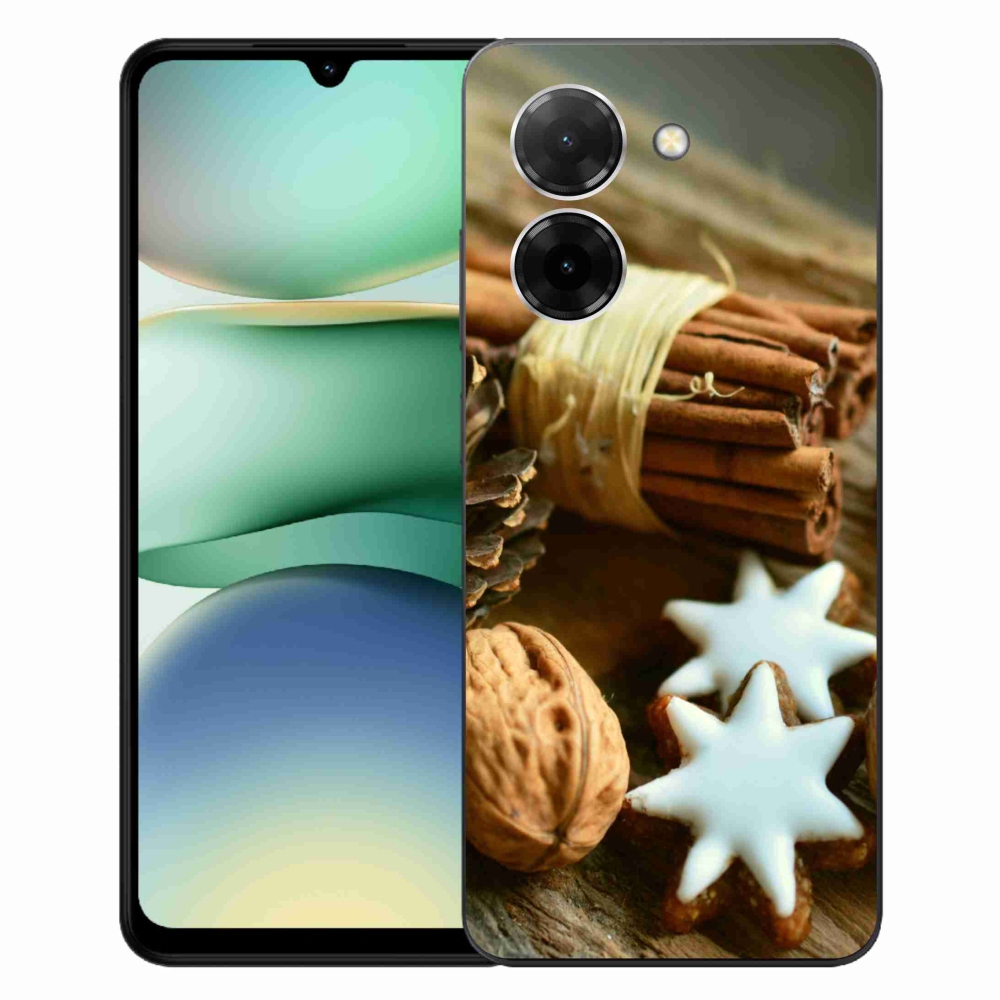 Gelový kryt mmCase na Xiaomi Redmi A5 (171.7x77.8x8.3mm) - skořice a perníčky
