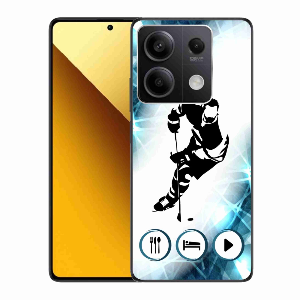 Gelový kryt mmCase na Xiaomi Redmi Note 13 5G - hokej 1