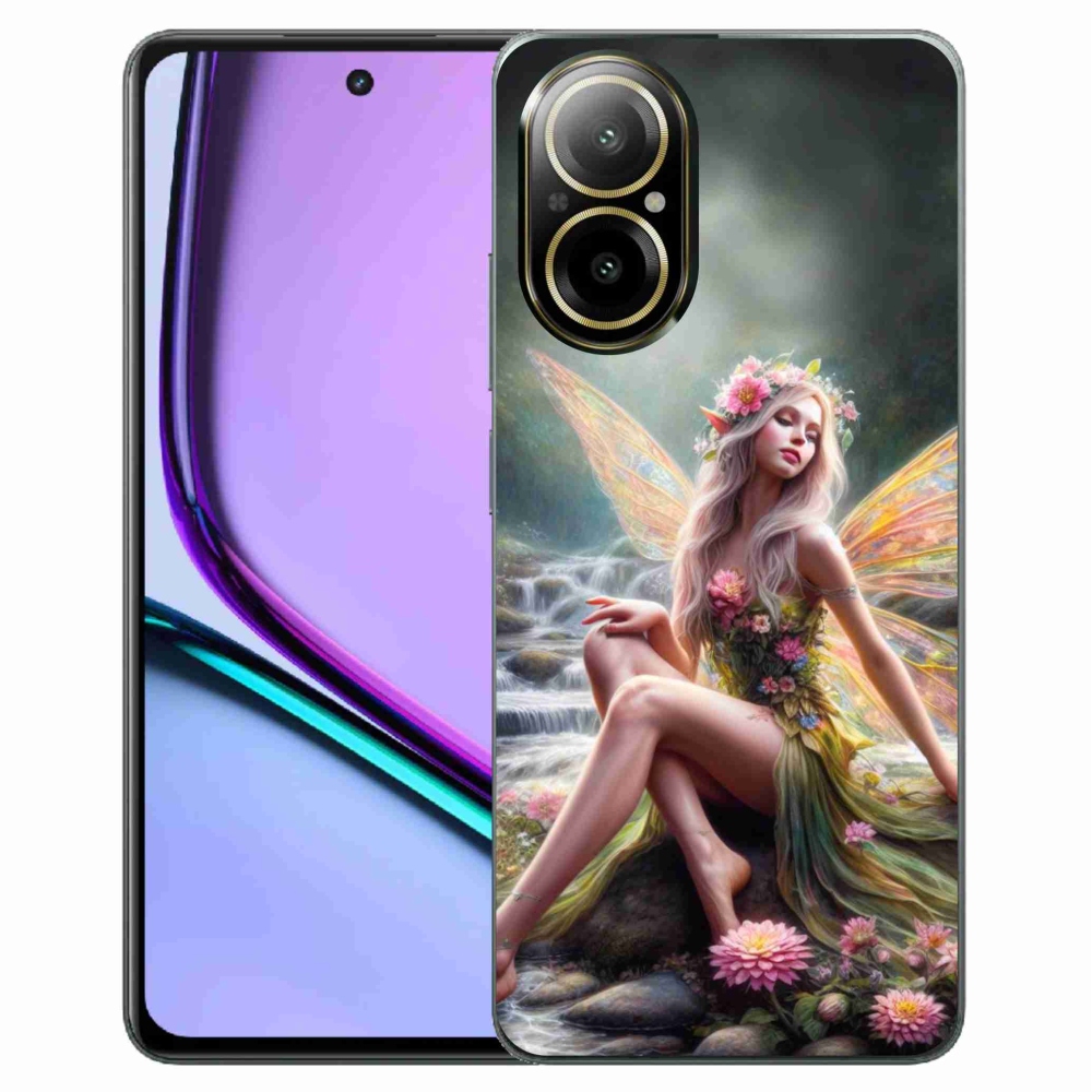Gelový kryt mmCase na Realme C67 - motýlí žena 1
