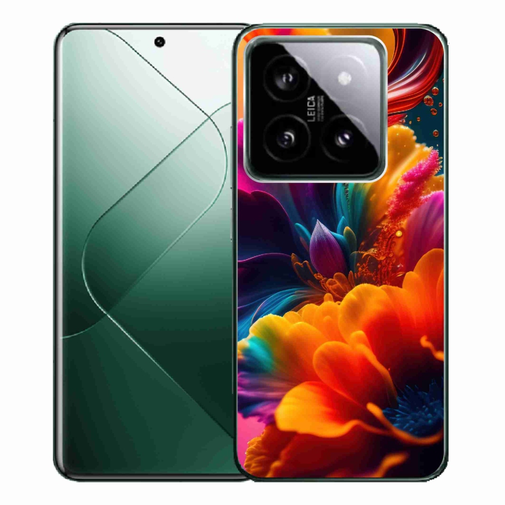 Gelový kryt mmCase na Xiaomi 14 Pro - abstraktní motiv 2