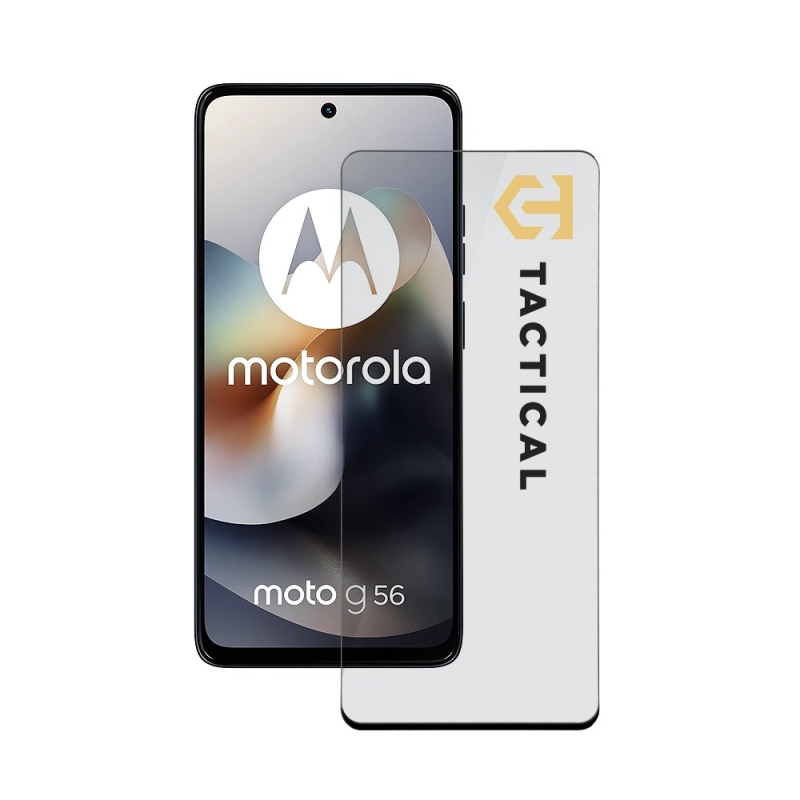 Tactical Glass Shield 5D sklo pro Motorola G56 Black 