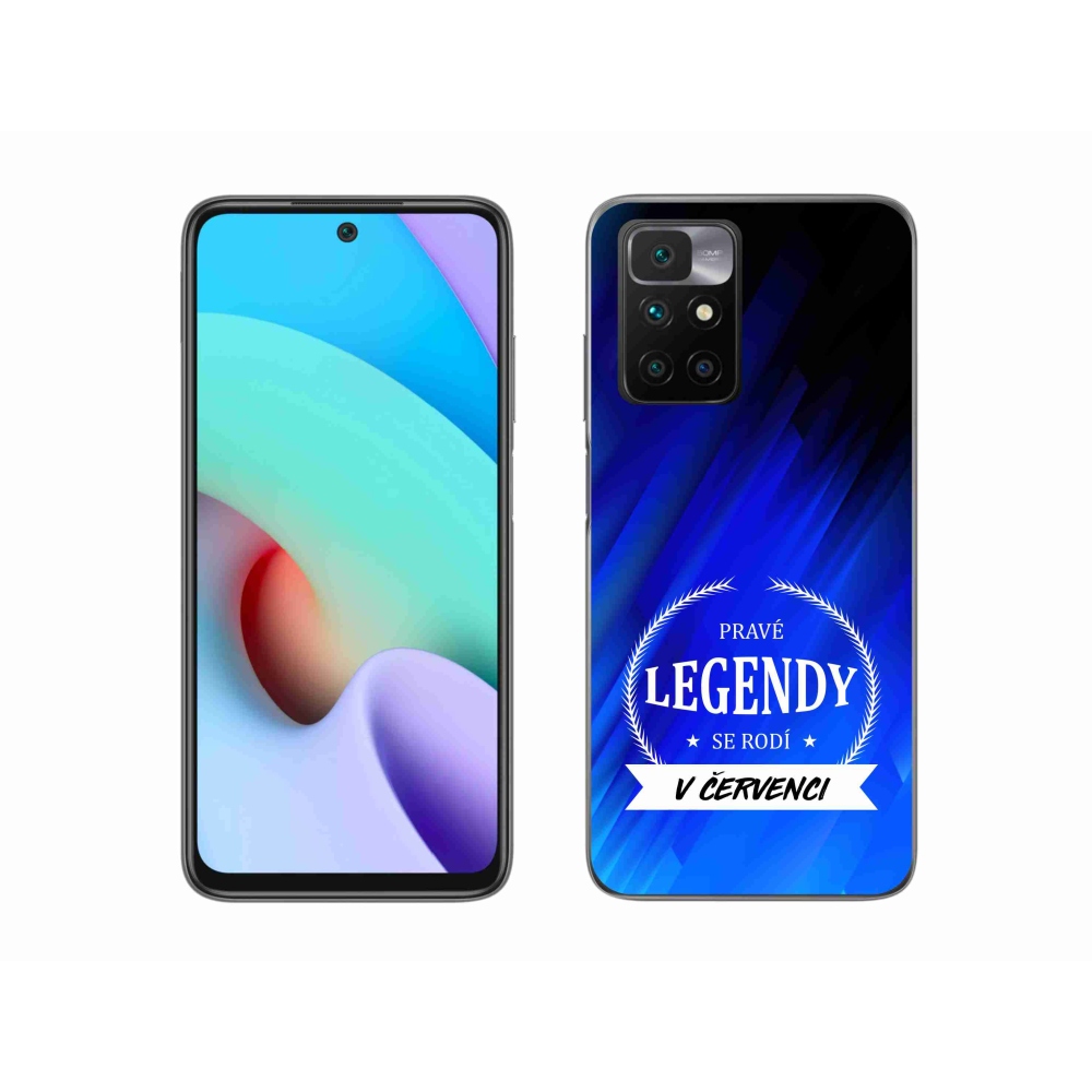Gelový kryt mmCase na Xiaomi Redmi 10/Redmi 10 (2022) - legendy v červenci modré pozadí
