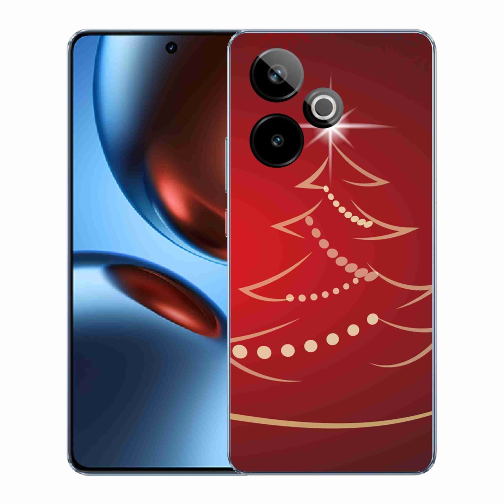 Gelový kryt mmCase na Realme GT 7 5G/GT 7T 5G - kreslený vánoční stromek